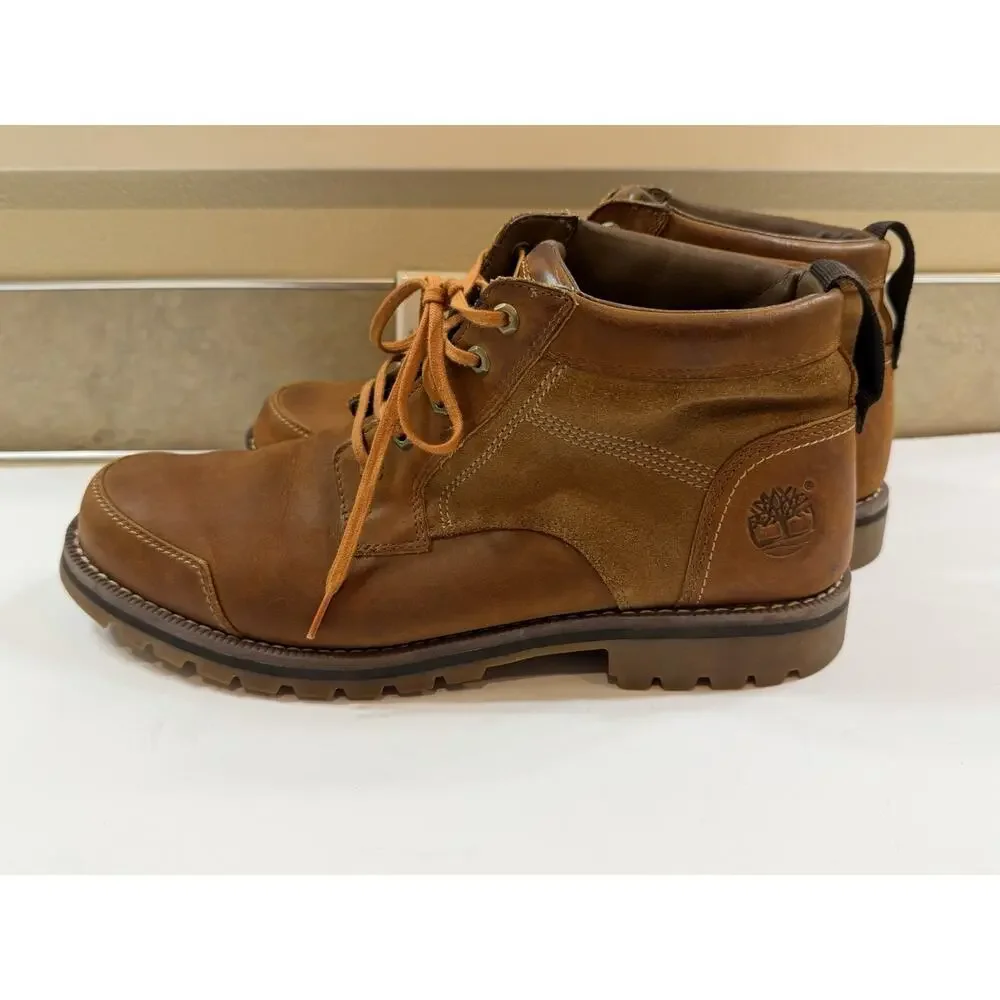Timberland Larchmont Chukka Boots Men’s 11.5 Brown Leather Suede A13HD Ortholite